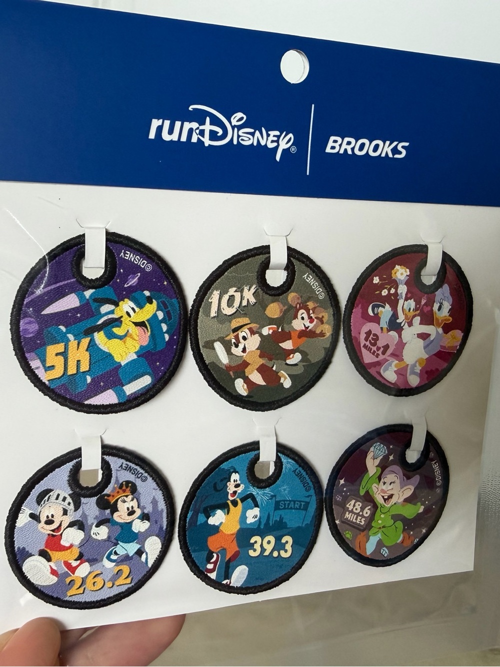 Brooks runDisney Character Shoe Tags